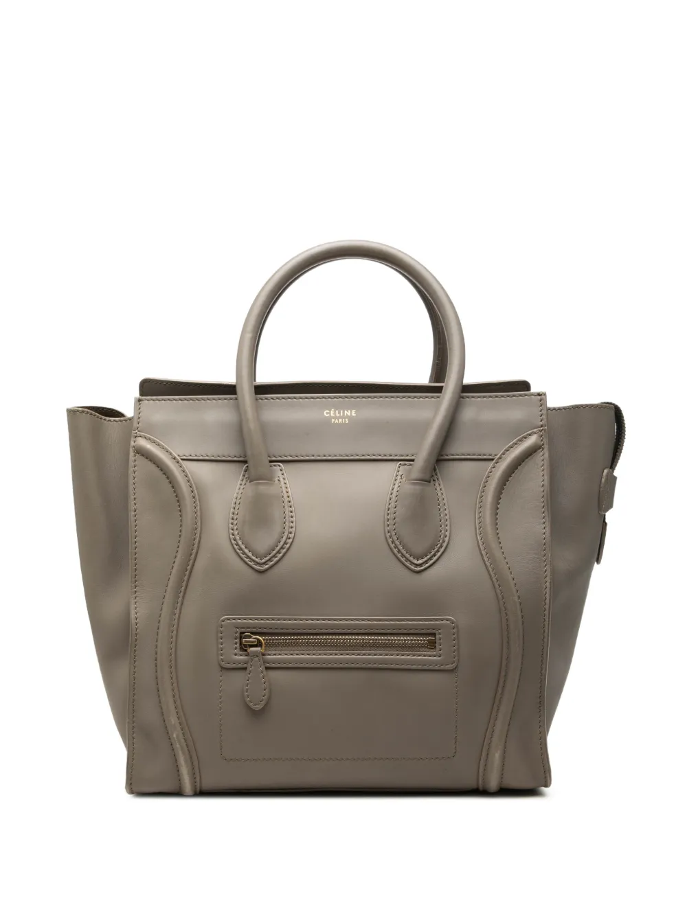 Celine Pre-Owned 2011 Mini Smooth Calfskin Luggage tote bag - Grigio