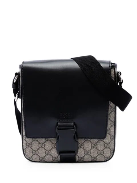 Gucci Pre-Owned 2016-2026 GG Supreme Flap Messenger Bag crossbody bag