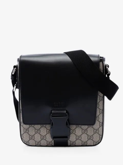 Gucci Pre-Owned 2016-2026 GG Supreme Flap Messenger Bag crossbody bag