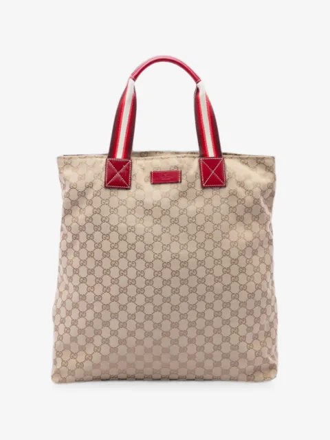 Gucci Pre-Owned 2016-2026 GG Canvas Web Vertical tote bag