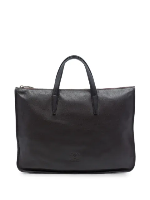 Loewe Pre-Owned 2011 レザー アナグラム トレド ブリーフケース ビジネスバッグ