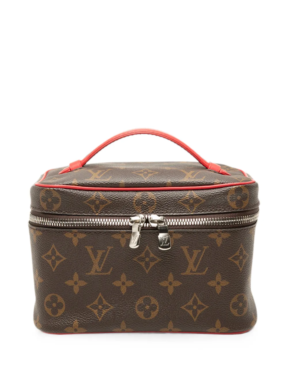 Louis Vuitton Pre-Owned 2021-2026 Monogram Macassar Nice Mini Case vanity bag - Brown