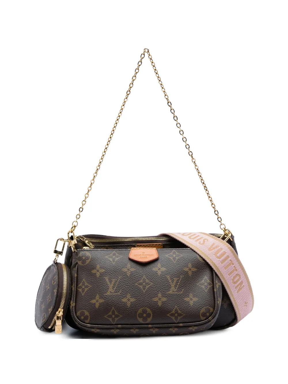 Louis Vuitton Pre-Owned 2021 Monogram Multi Pochette Accessoires satchel - Brown