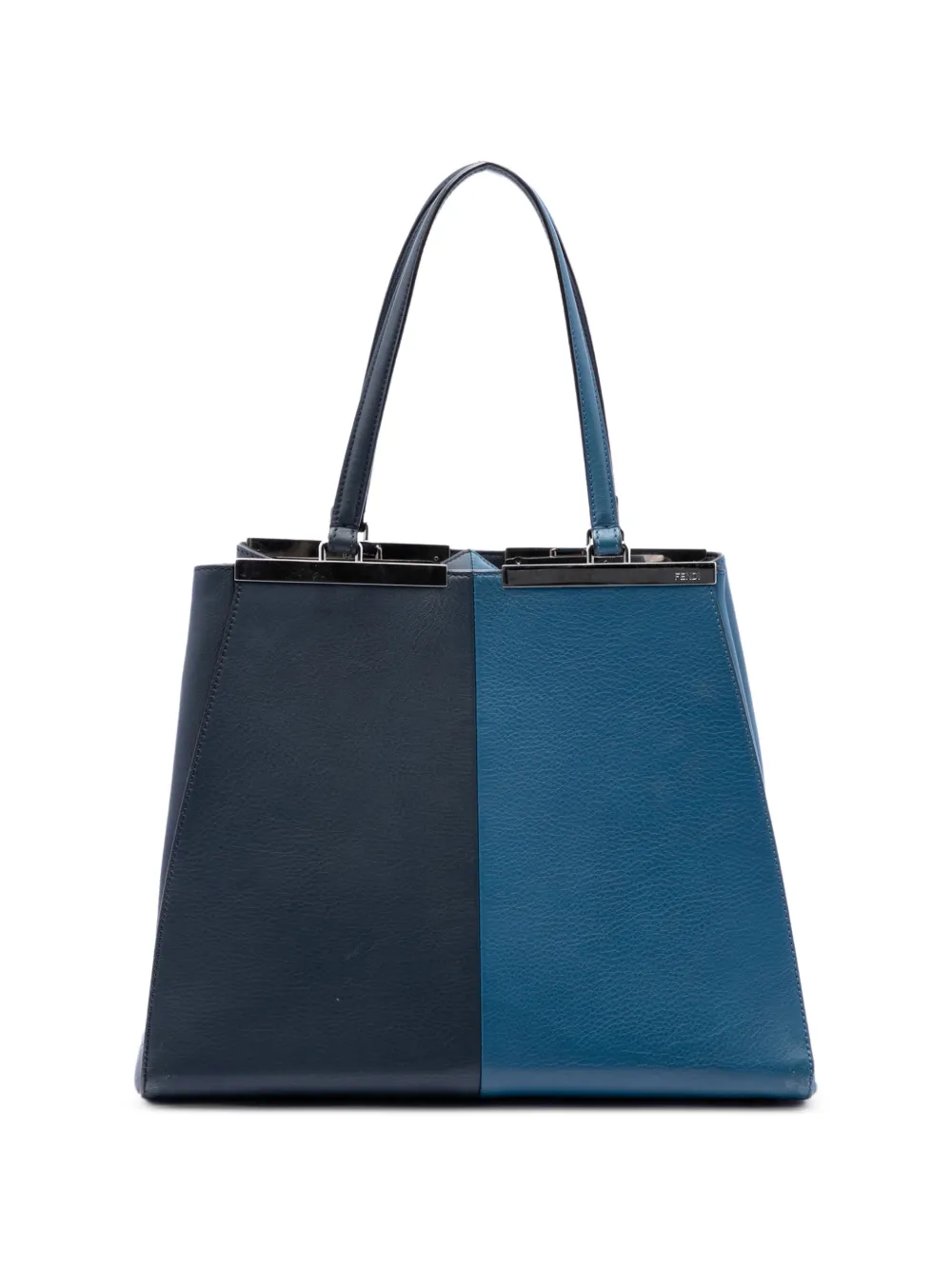 Fendi Pre-Owned 2010-2026 Large Bicolor Vitello Elite 3Jours tote bag - Blu