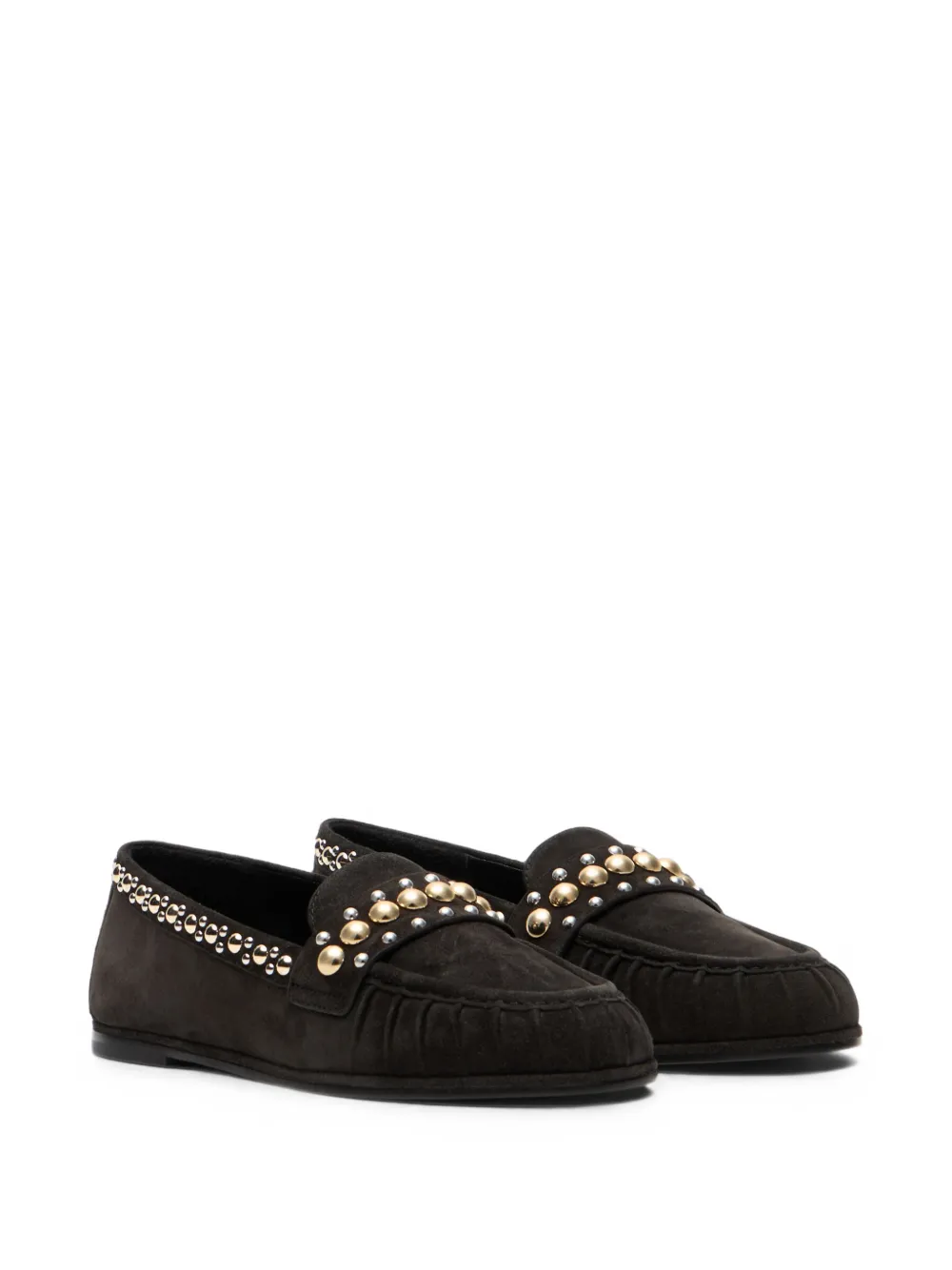 Stuart Weitzman Perry loafers verfraaid met studs Grijs