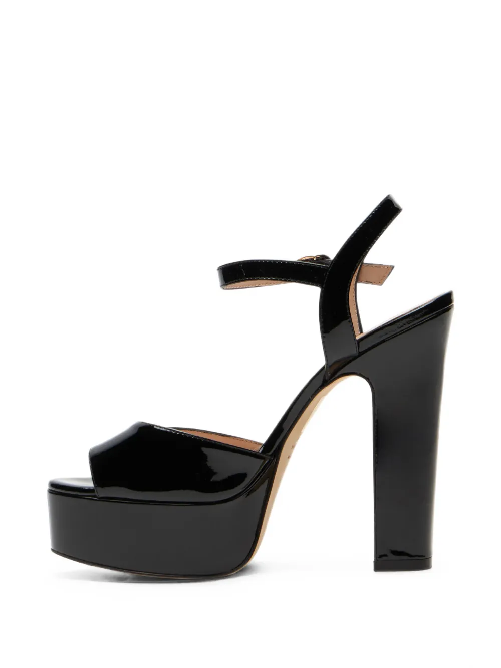 Stuart Weitzman Reade sandalen met plateau Zwart