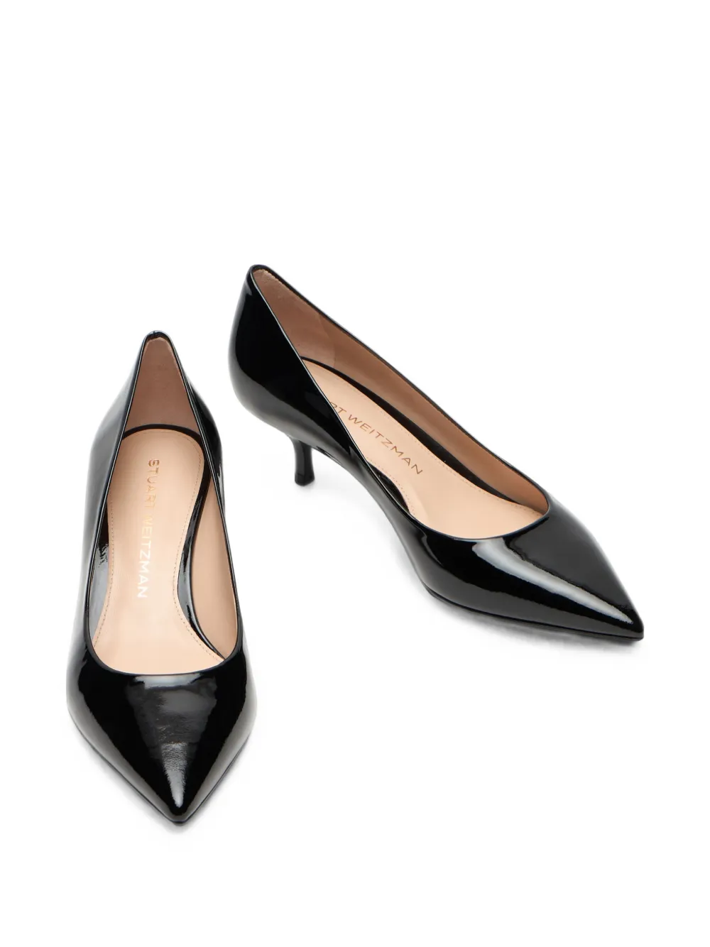 Stuart Weitzman Stuart Power pointed-toe pumps Zwart
