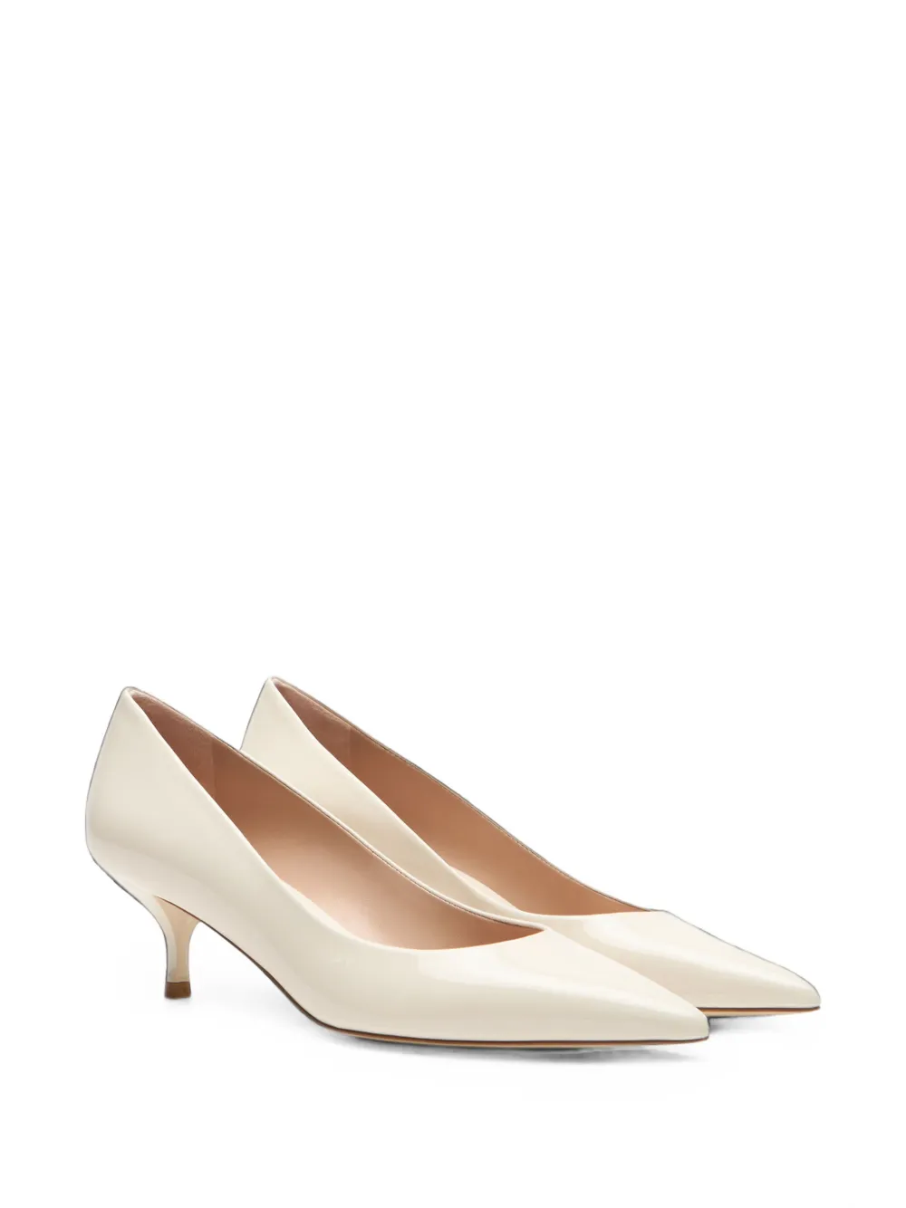 Stuart Weitzman Stuart Power pointed-toe pumps Beige