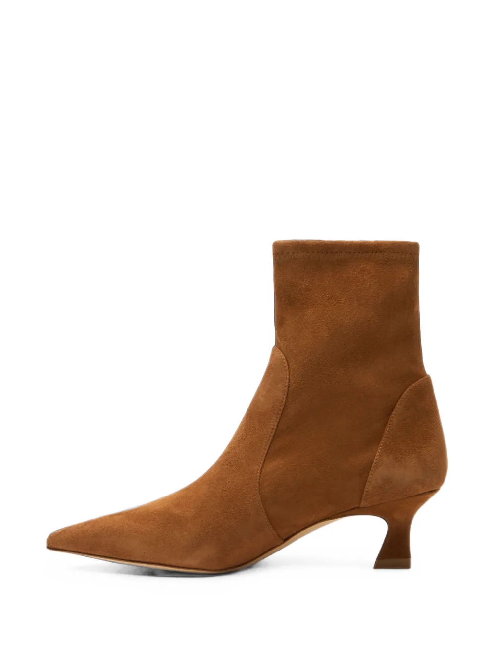 Stuart Weitzman Vinnie sculptural-heel ankle boots Bruin