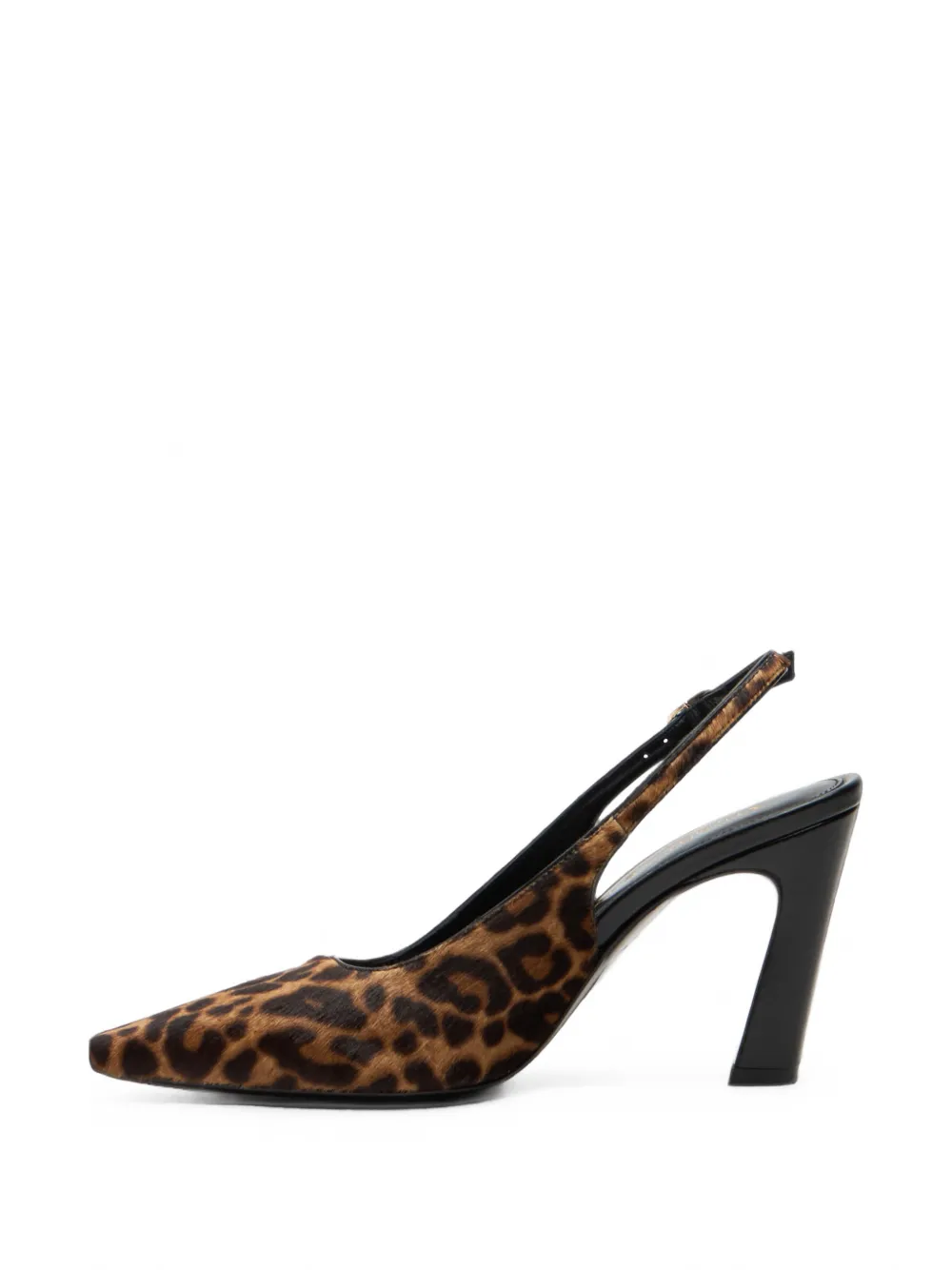 Stuart Weitzman Stassi leopard-print slingback pumps Bruin