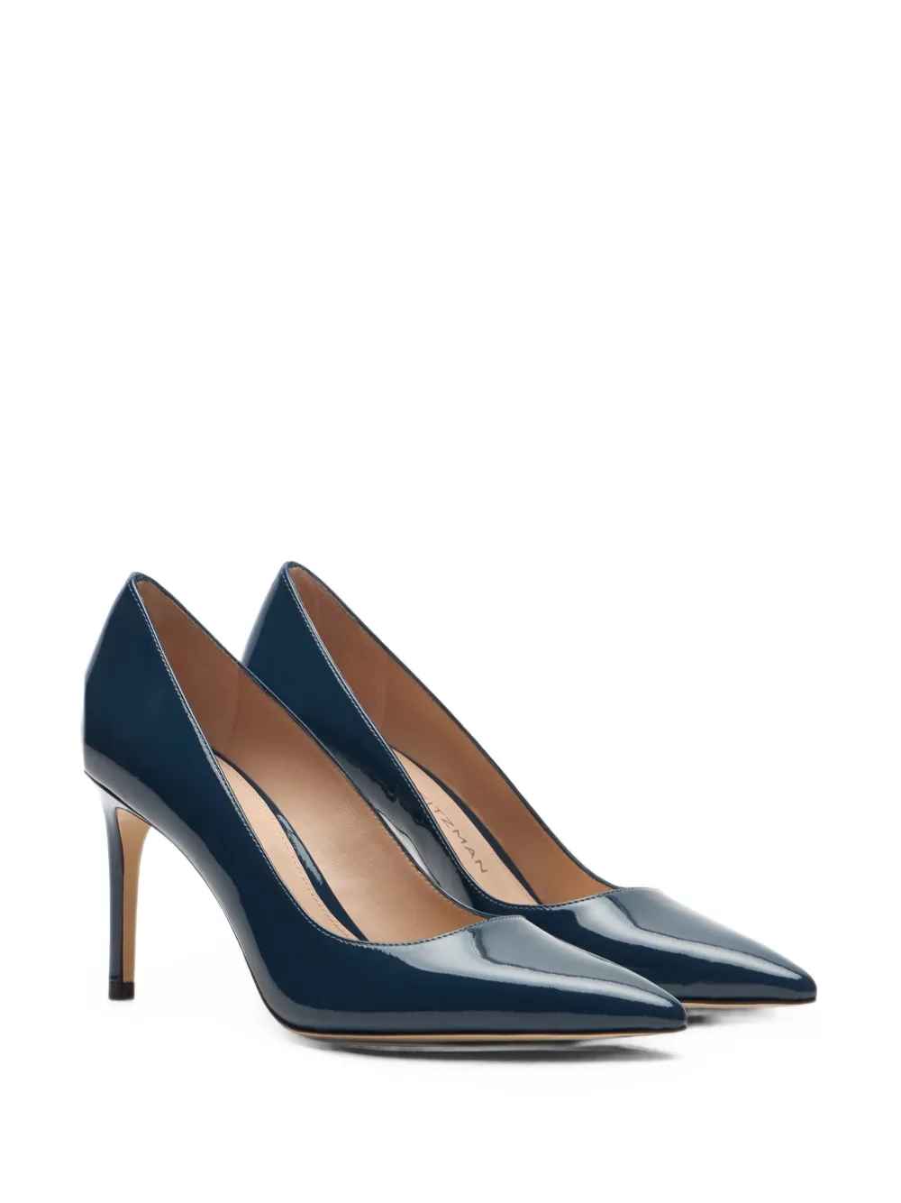 Stuart Weitzman Stuart Power pointed-toe pumps Blauw