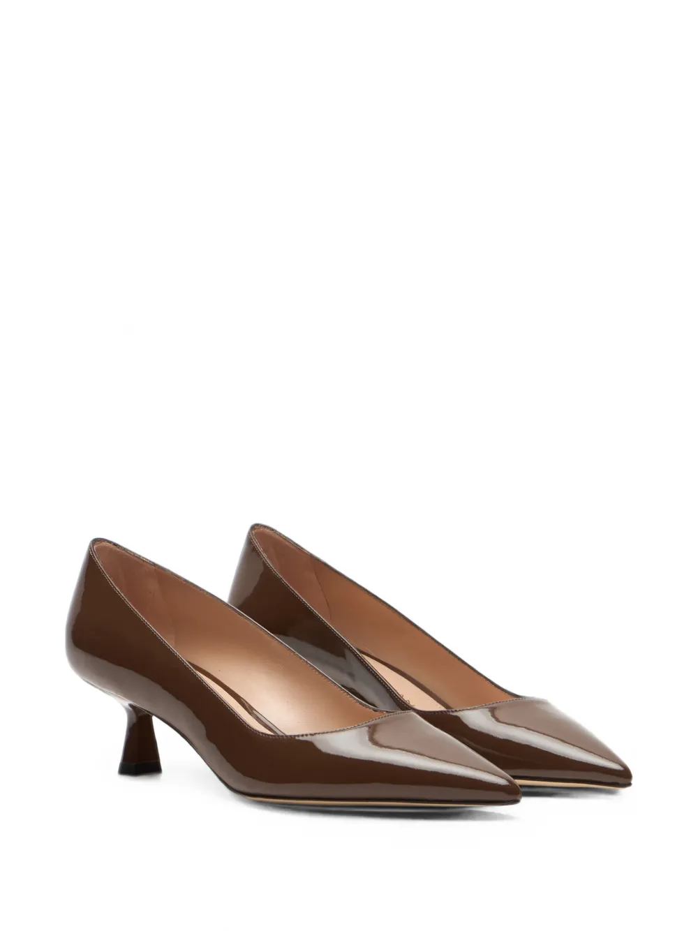 Stuart Weitzman Stuart Sculpt pointed-toe pumps Bruin