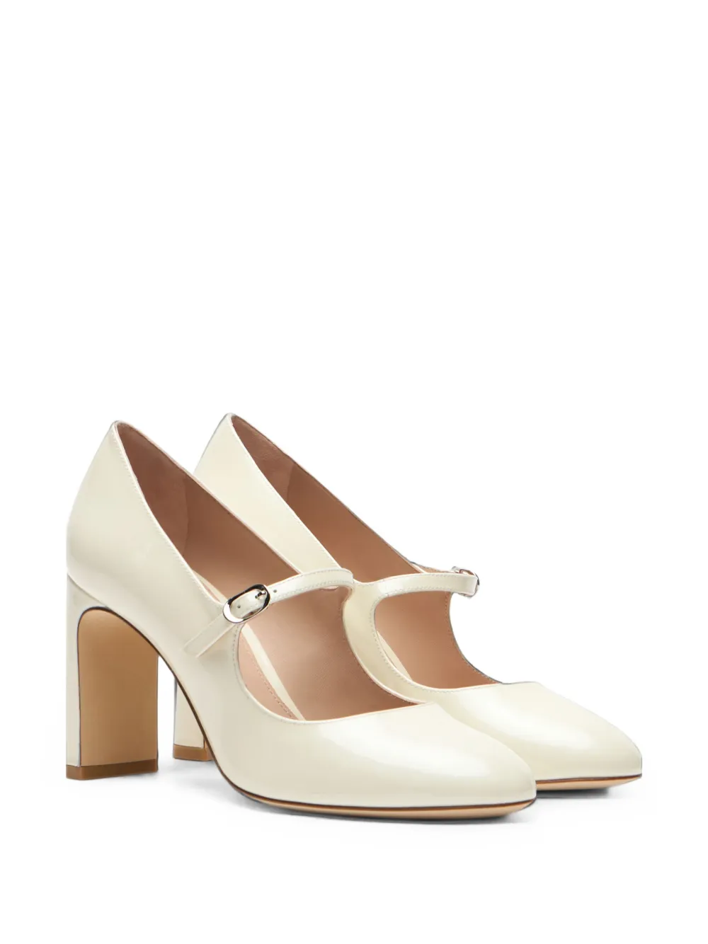 Stuart Weitzman Babette Mary Jane pumps Beige