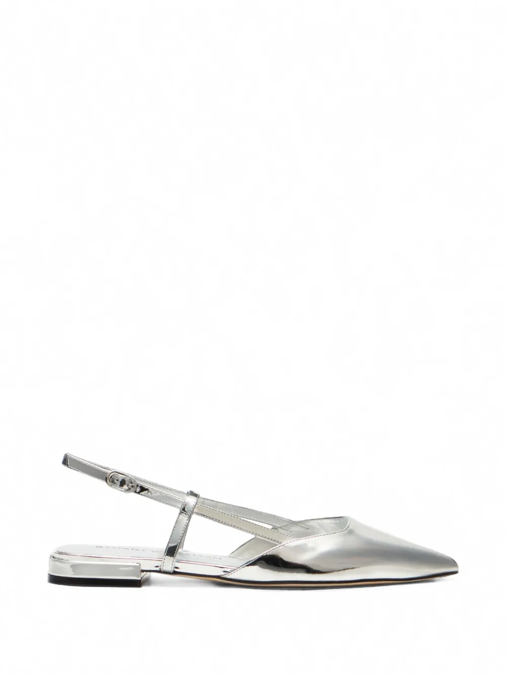 Stuart Weitzman Vinnie slingback pumps Zilver