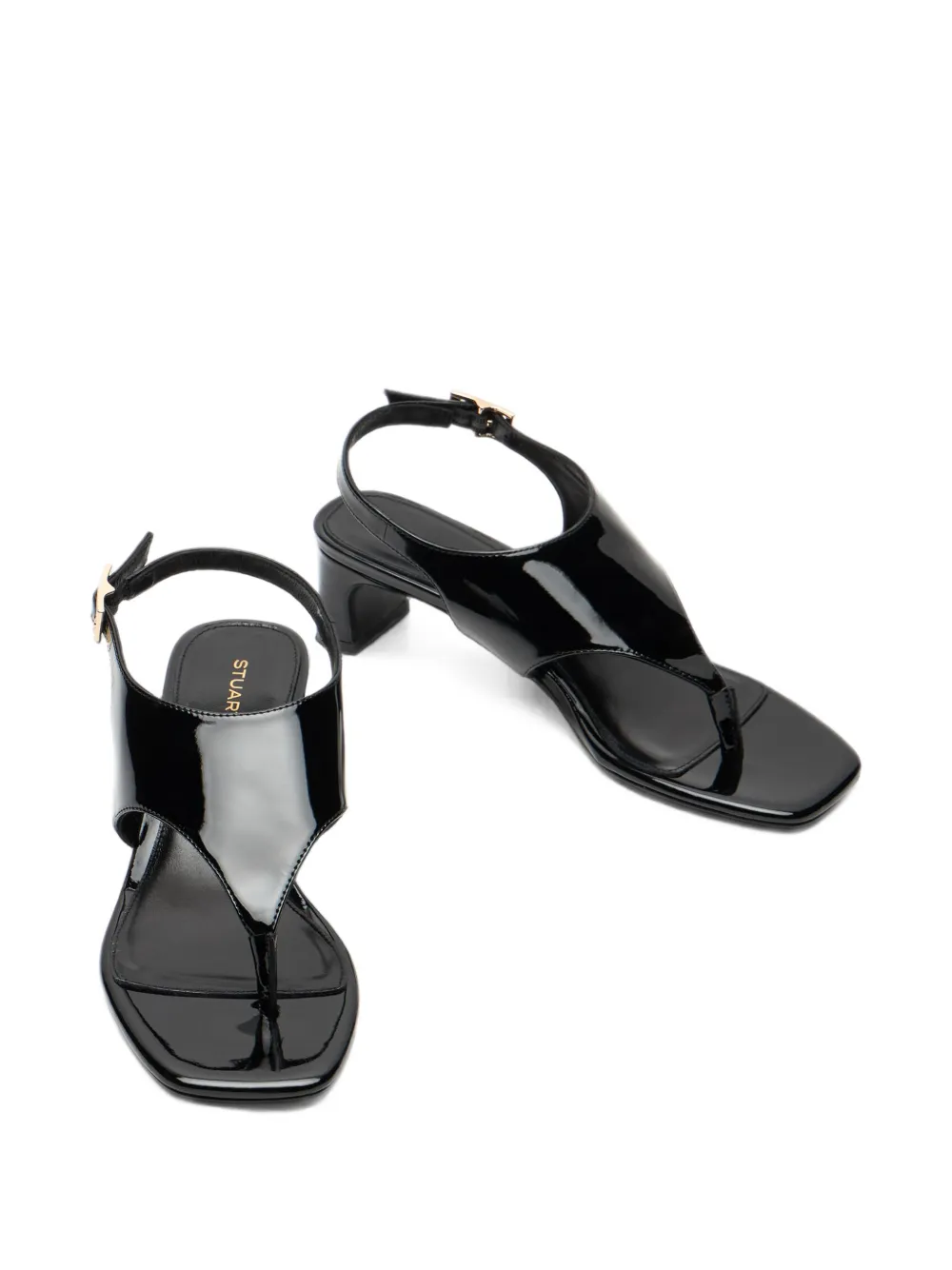Stuart Weitzman Baby Babette slingback sandals Zwart