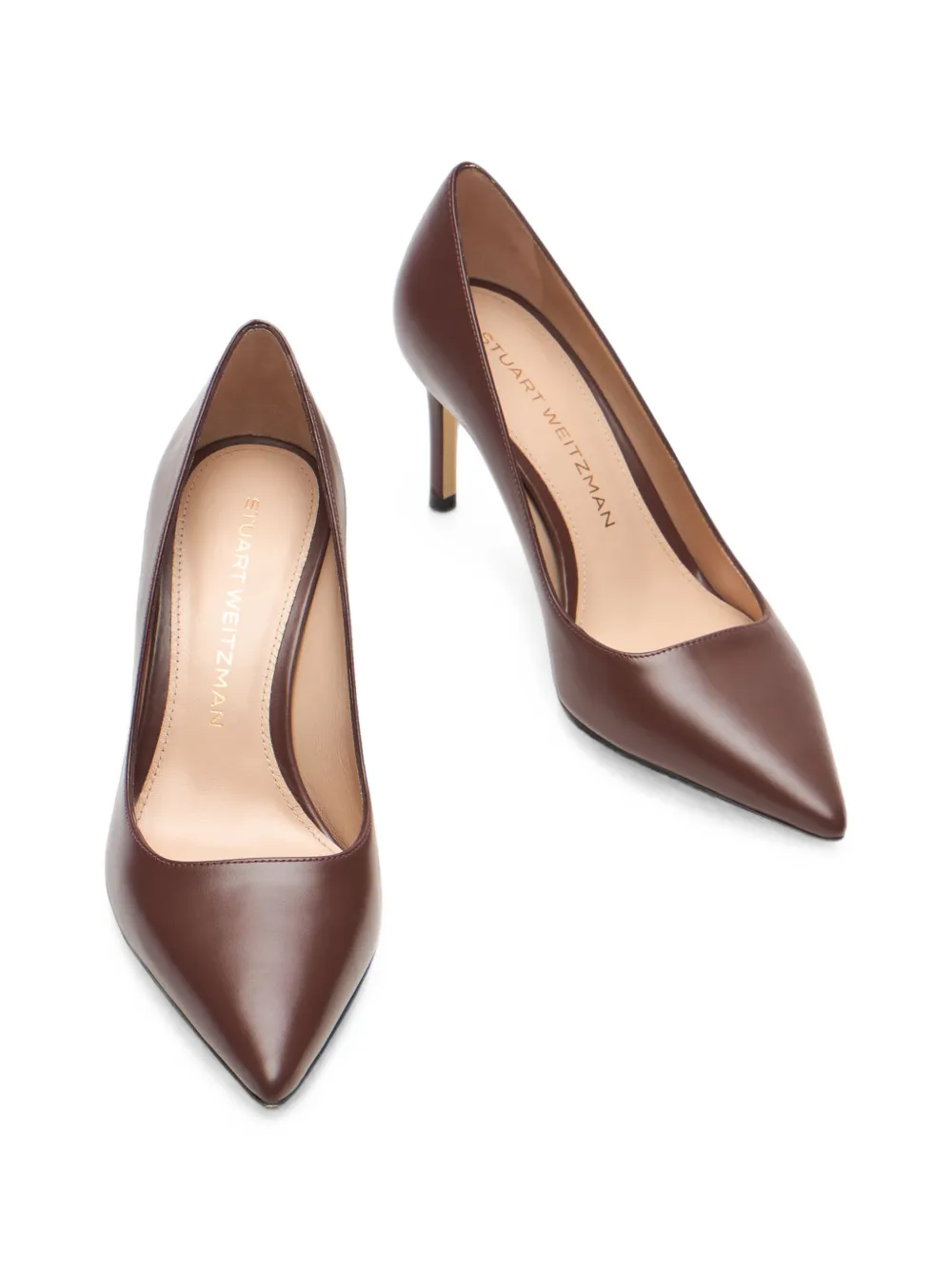 Stuart Weitzman Stuart Power pointed-toe pumps Bruin