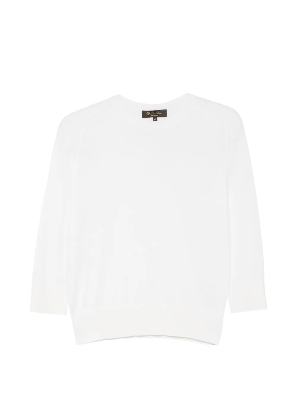 Loro Piana Piuma crew-neck sweater - Bianco
