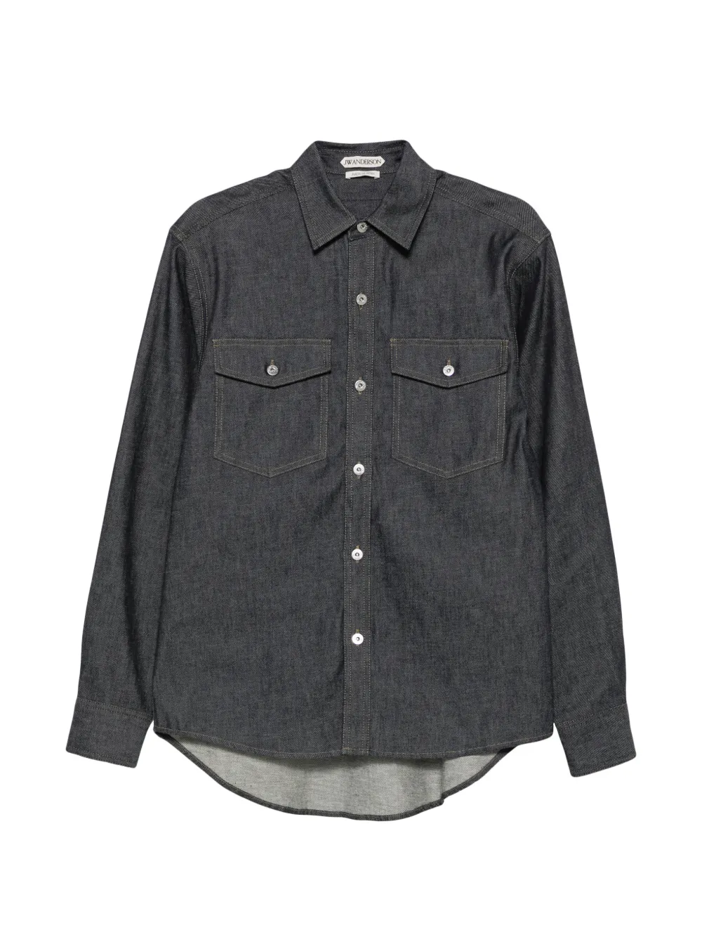 JW Anderson oversized denim shirt - Blu