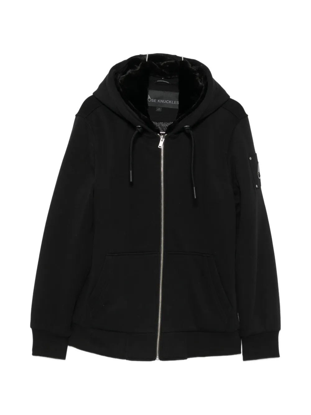Moose Knuckles Classic Bunny hoodie - Schwarz