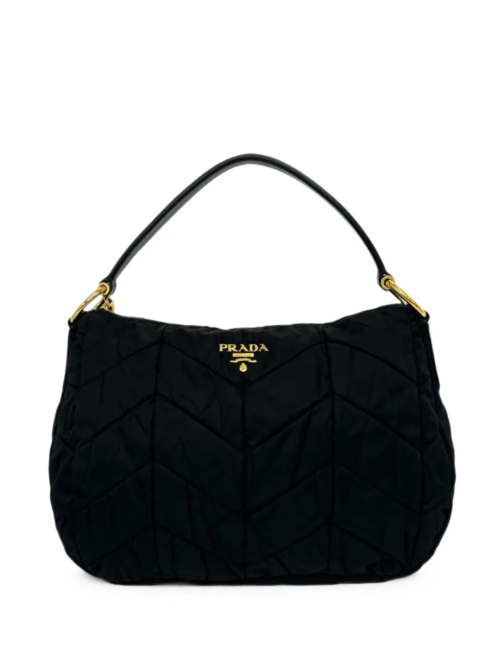 Prada Pre-Owned Borsa a tracolla in tessuto 2010-2026 - Nero
