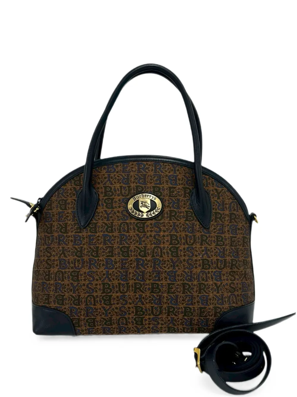 Burberry Pre-Owned 20th Century Canvas satchel - Braun