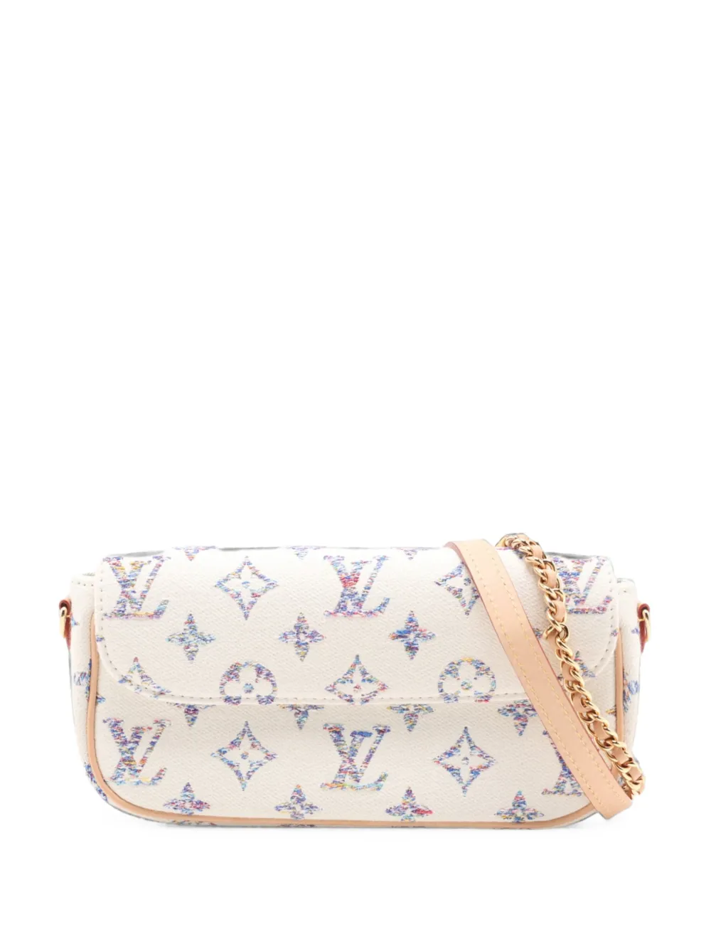Louis Vuitton Pre-Owned 2021-2026 Monogram Jacquard Ivy Wallet on Chain satchel - Weiß