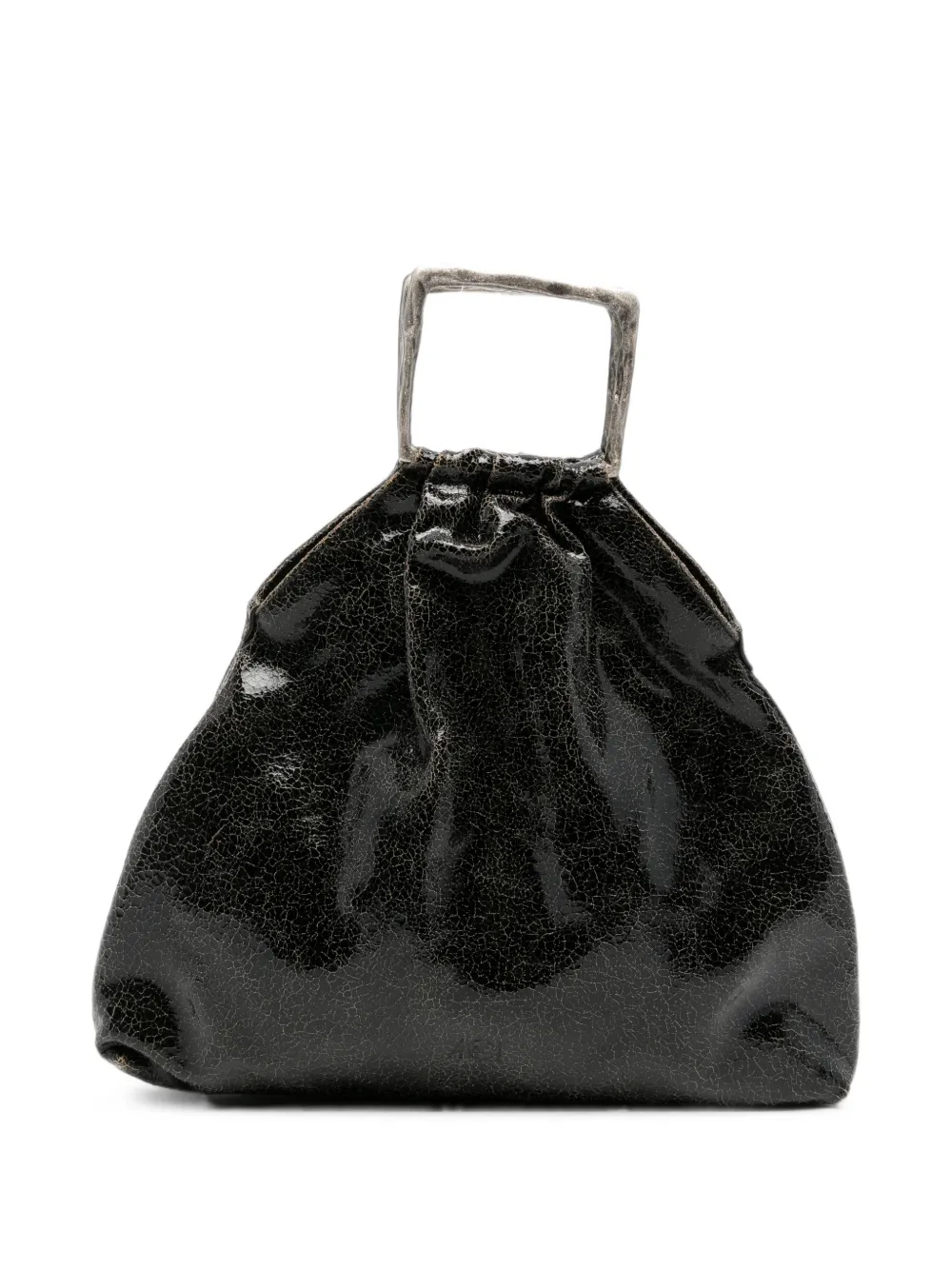 AUTENTICA 504 medium Delia crinkled-effect frame pouch