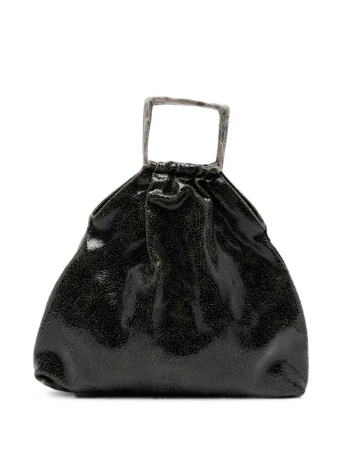 AUTENTICA 504 pochette Delia moyenne à armature et effet froissé