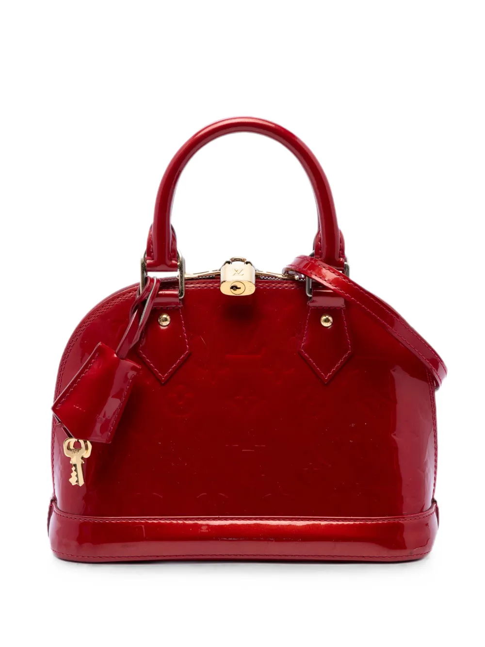 Louis Vuitton Pre-Owned 2015 Monogram Vernis Alma BB satchel - Rot