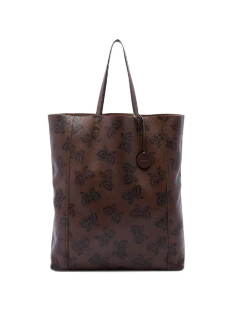 Bottega Veneta Pre-Owned 2012-2026 Leather Intrecciomirage Butterfly tote bag