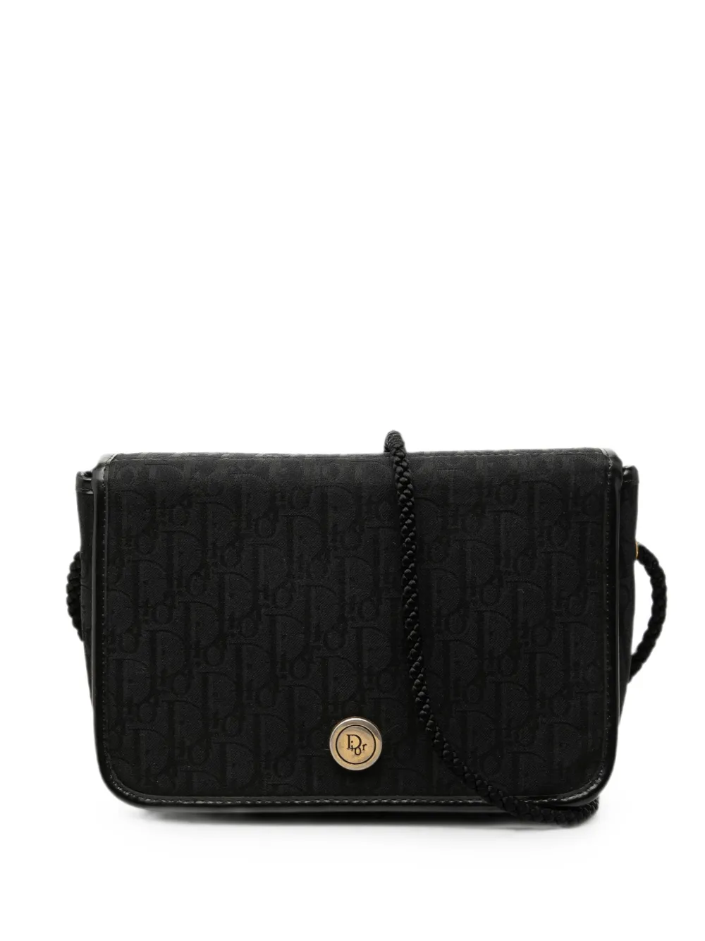 Christian Dior Pre-Owned 20th Century Diorissimo Trotter Canvas Flap crossbody bag - Schwarz