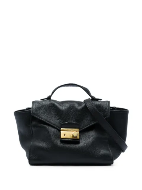 Prada Pre-Owned 2013-2026 Vitello Daino Soundlock satchel