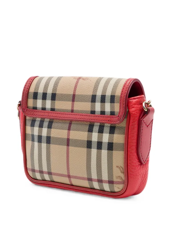 Burberry Pre-Owned 2000-2017 Mini Haymarket Check Coated Canvas