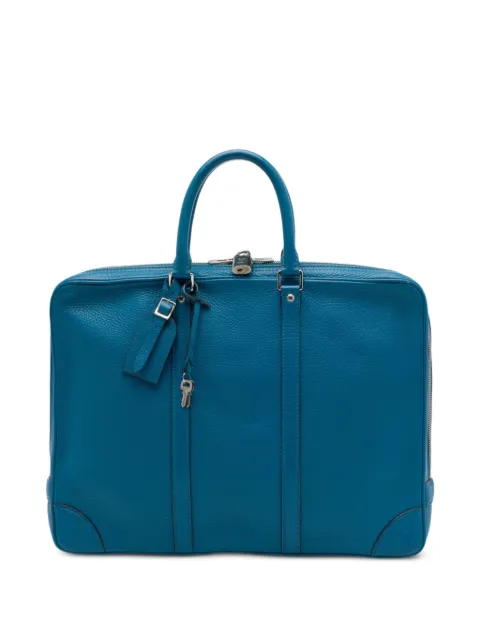 Louis Vuitton Pre-Owned 2013 gekörnte Porte Documents Voyage Aktentasche