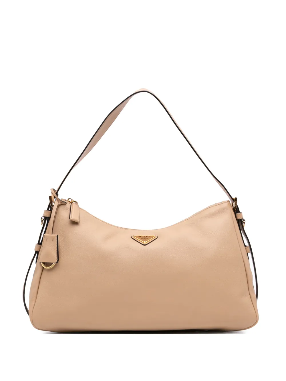 Prada Pre-Owned Borsa a spalla Aimee grande in pelle 2013-2026 - Toni neutri