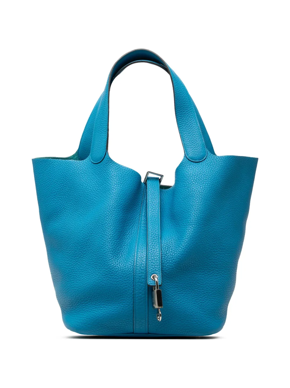 Hermès Pre-Owned 2017 Clemence Picotin Lock 26 handbag - Blu