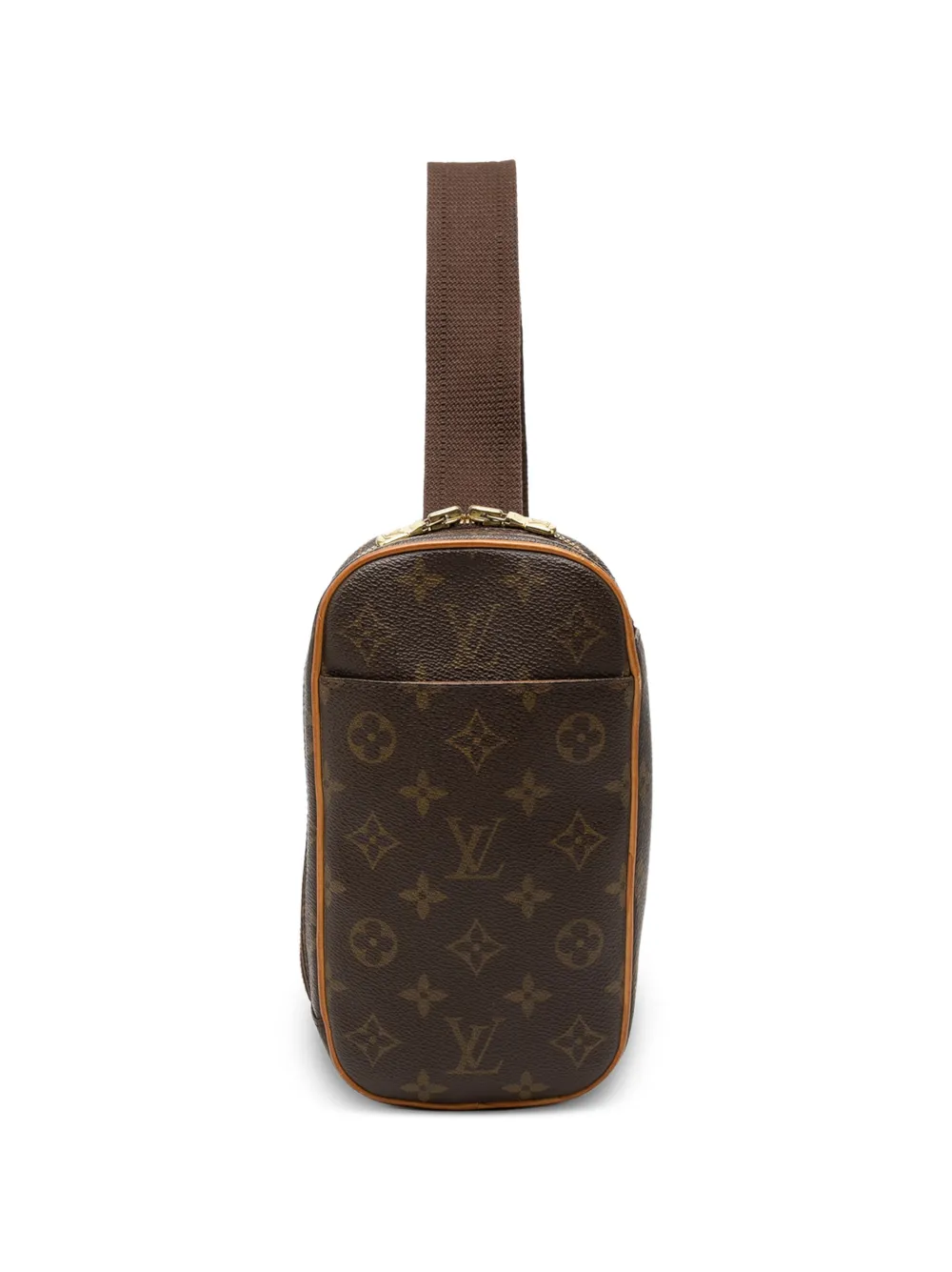 Louis Vuitton Pre-Owned 2001 Monogram Pochette Gange crossbody bag - Marrone