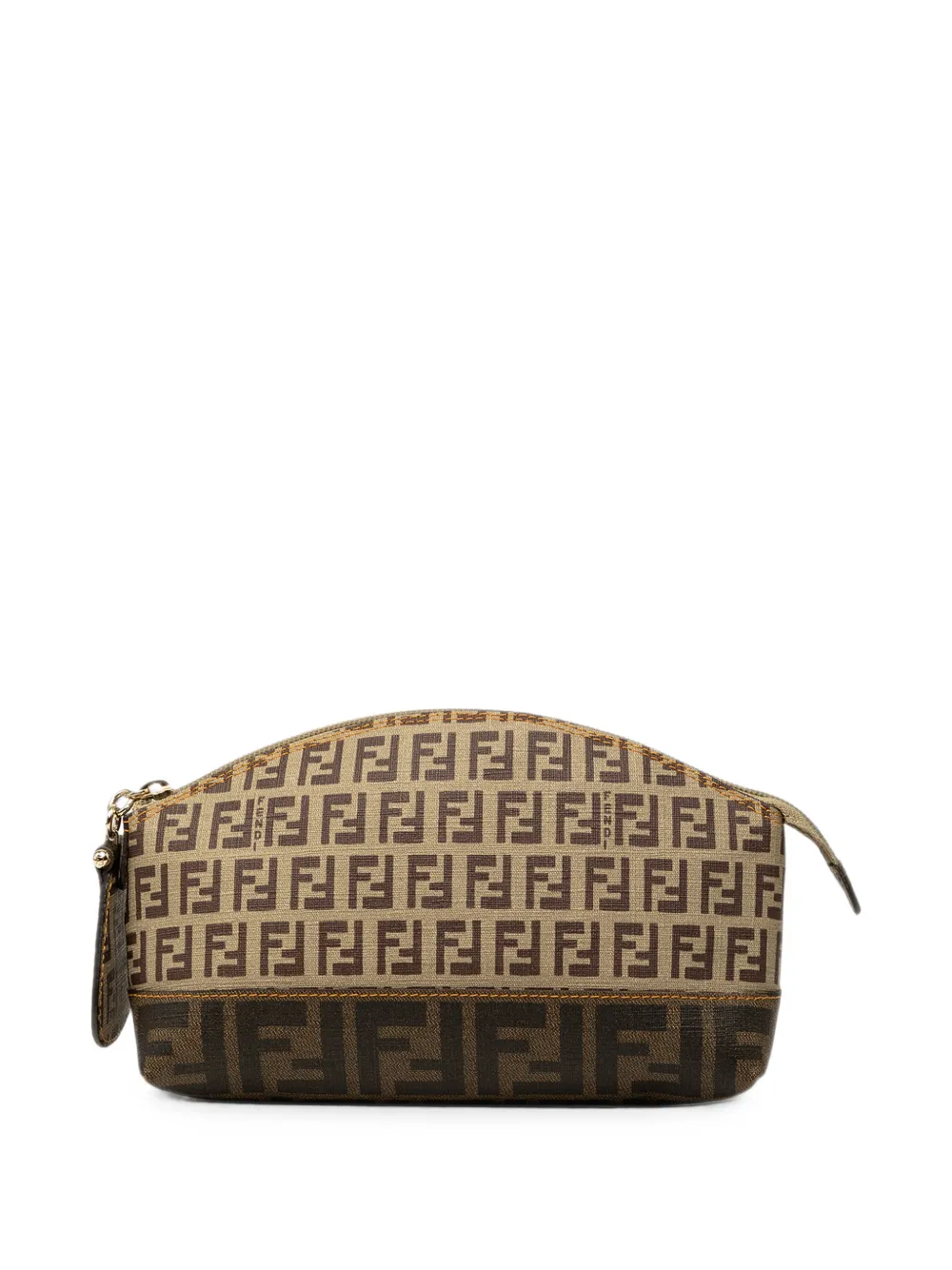 Fendi Pre-Owned 2000-2010 Zucca and Zucchino Coated Canvas Cosmetic pouch - Toni neutri
