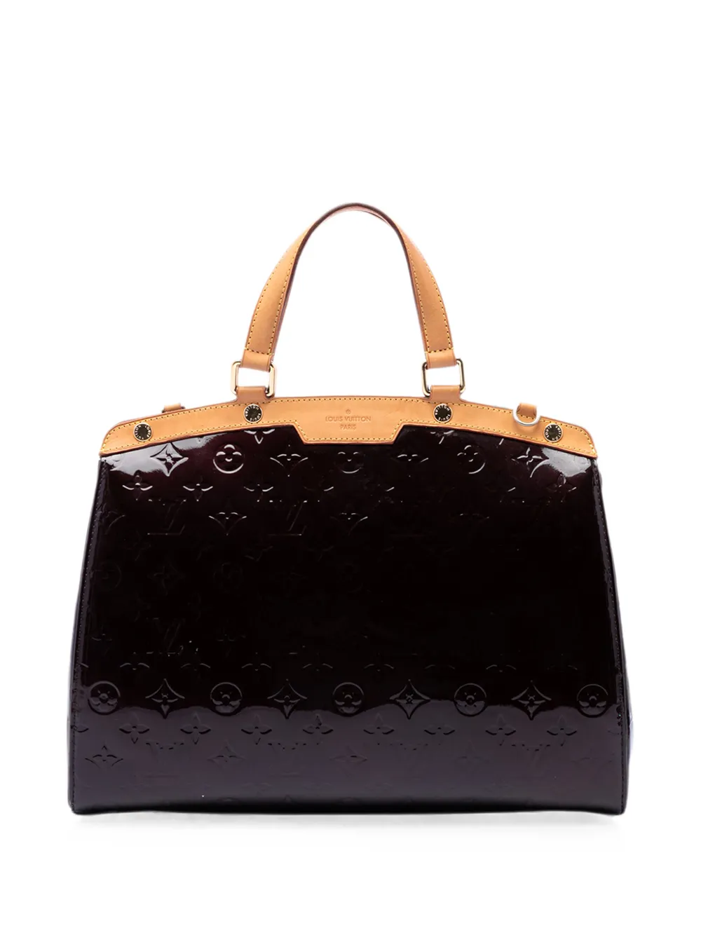 Louis Vuitton Pre-Owned 2014 Monogram Vernis Brea GM satchel - Viola