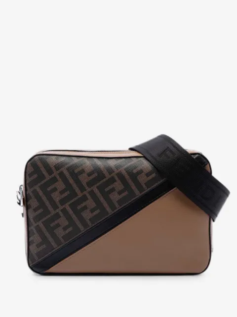 Fendi Pre-Owned 2010-2026 Zucca Coated Canvas Diagonal Camera Bag crossbody bag