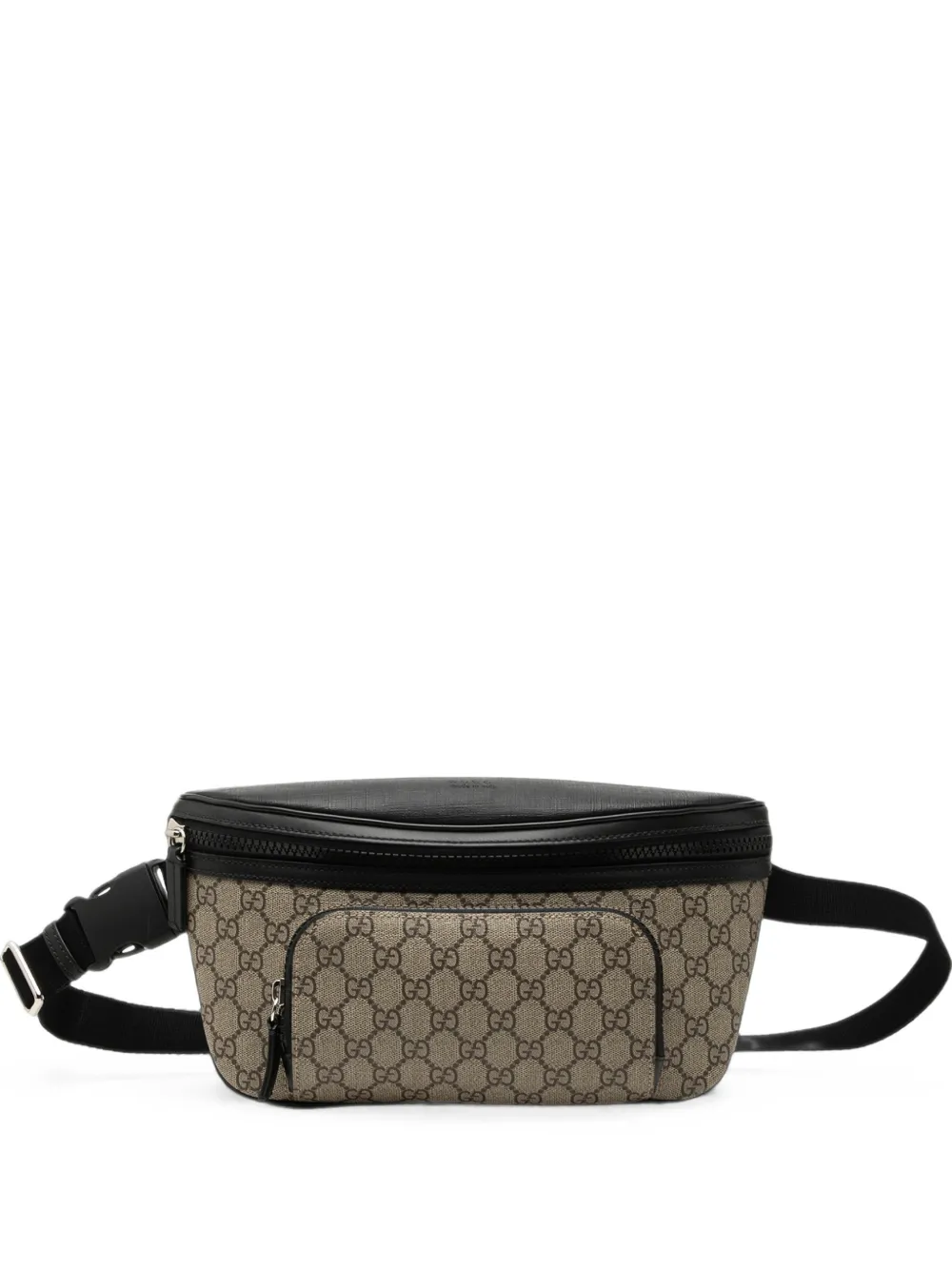 Gucci Pre-Owned Marsupio Eden grande in tessuto GG Supreme 2016-2026 - Nero