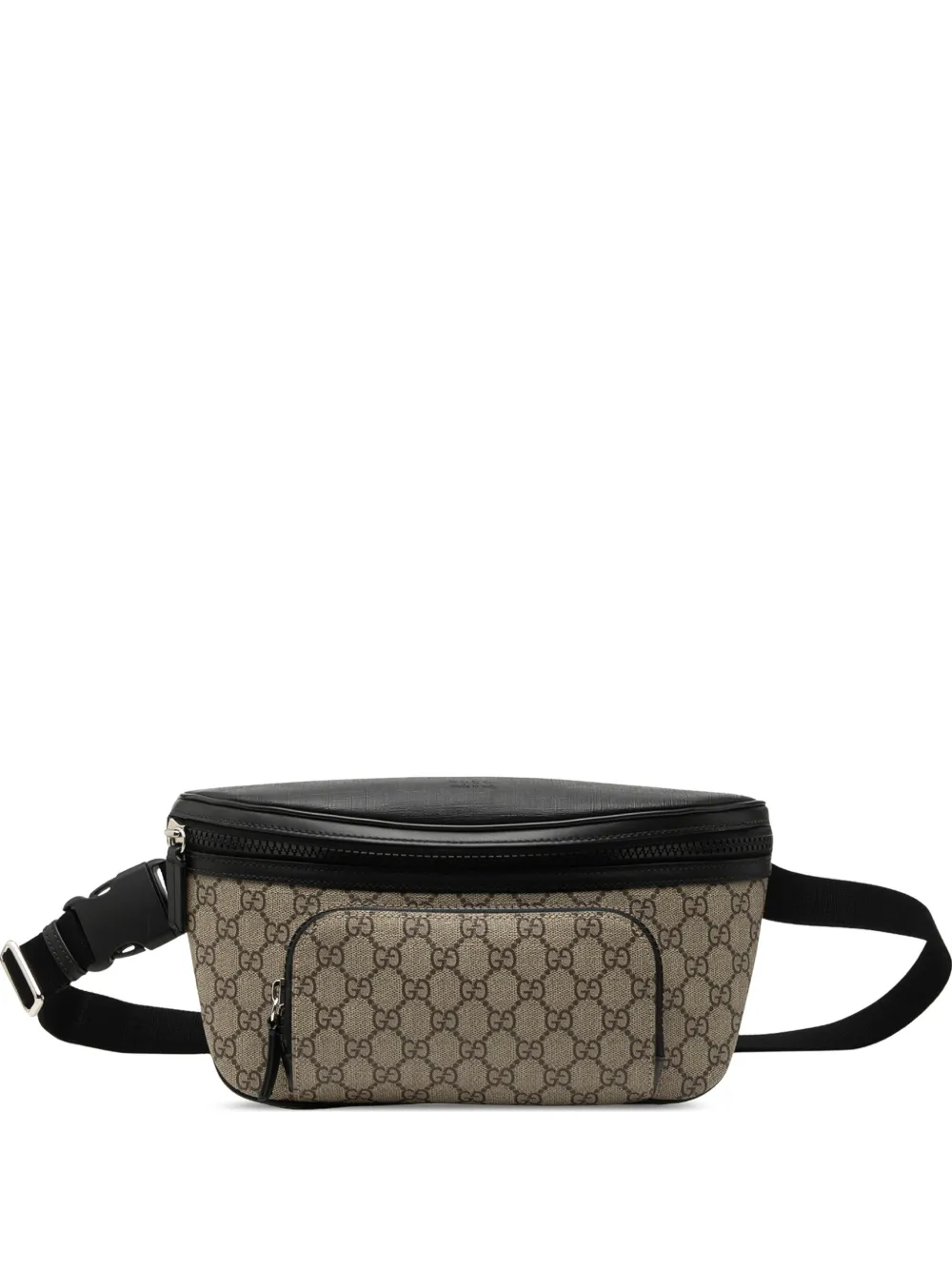 Gucci Pre-Owned Marsupio Eden grande in tessuto GG Supreme 2016-2026 - Nero
