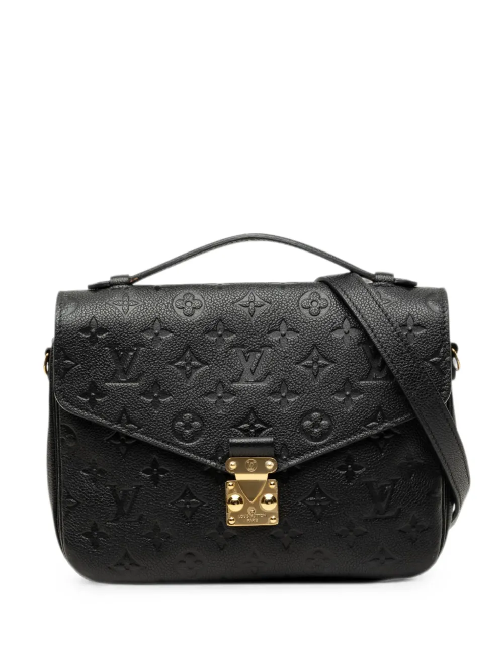 Louis Vuitton Pre-Owned 2020 Monogram Empreinte Pochette Metis satchel - Nero