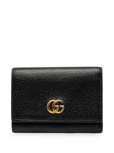 Gucci Pre-Owned 2016-2026 GG Marmont Trifold Compact Wallet small wallets