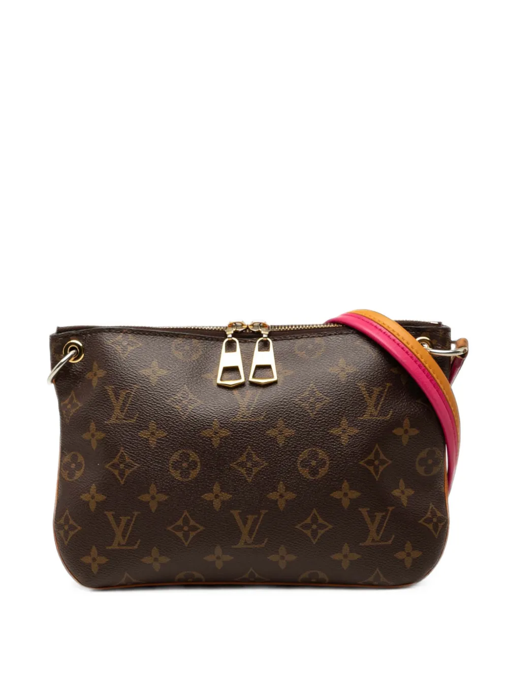Louis Vuitton Pre-Owned Borsa a tracolla Lorette con monogramma 2017 - Marrone