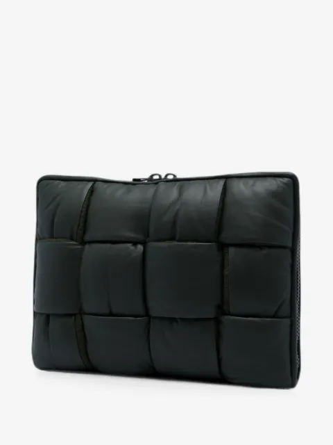 Bottega Veneta Pre-Owned maletín para potátil Maxi Intrecciato acolchado de piel de napa 2012-2026