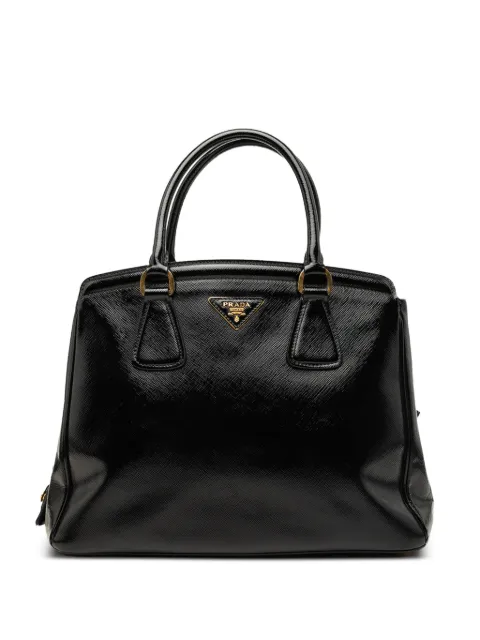 Prada Pre-Owned 2010-2026 Medium Saffiano Vernice Parabole tote bag