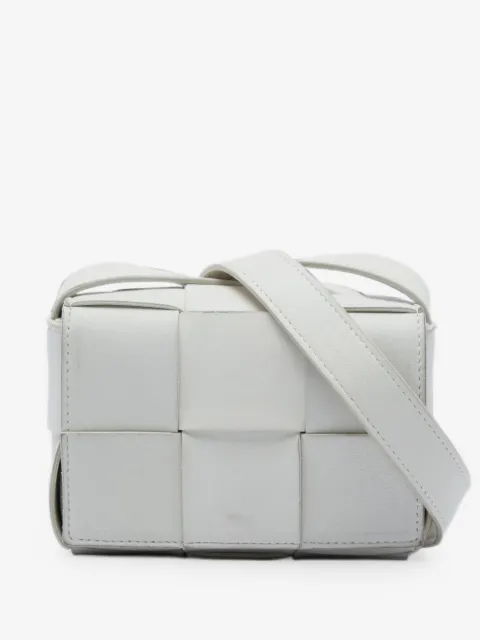 Bottega Veneta Pre-Owned bandolera Cassette de piel de napa con diseño Intrecciato 2012-2026