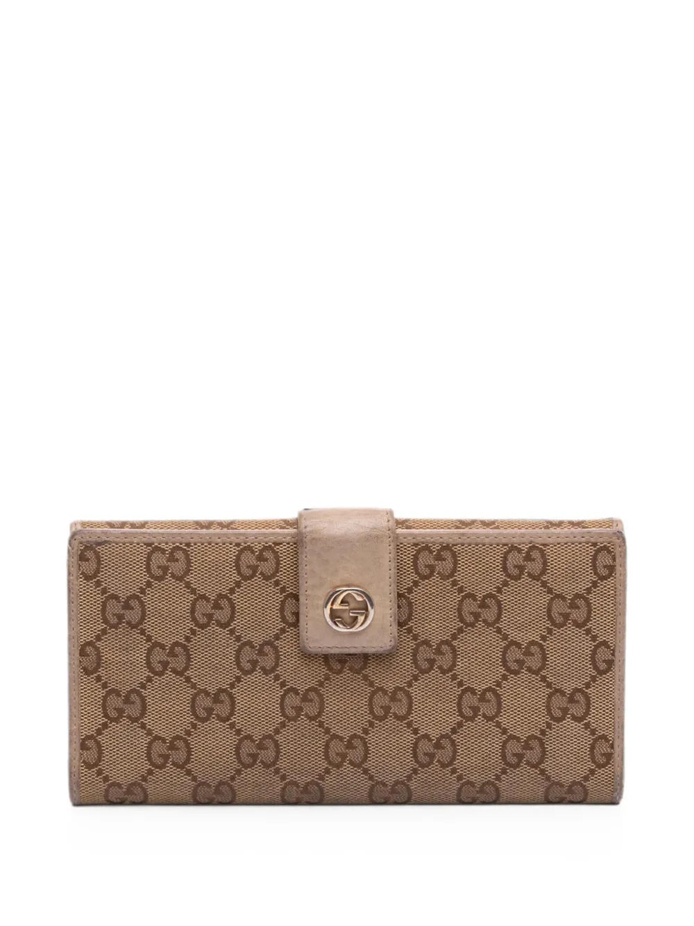 Gucci Pre-Owned 2000-2015 GG Canvas Miss GG Continental Wallet long wallets - Toni neutri