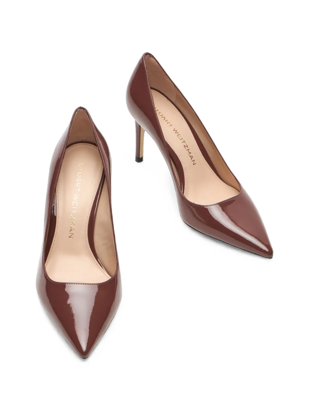 Stuart Weitzman Stuart Power pointed-toe pumps Bruin